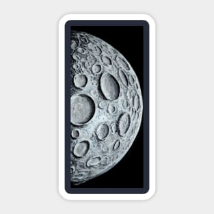 Moon art Sticker